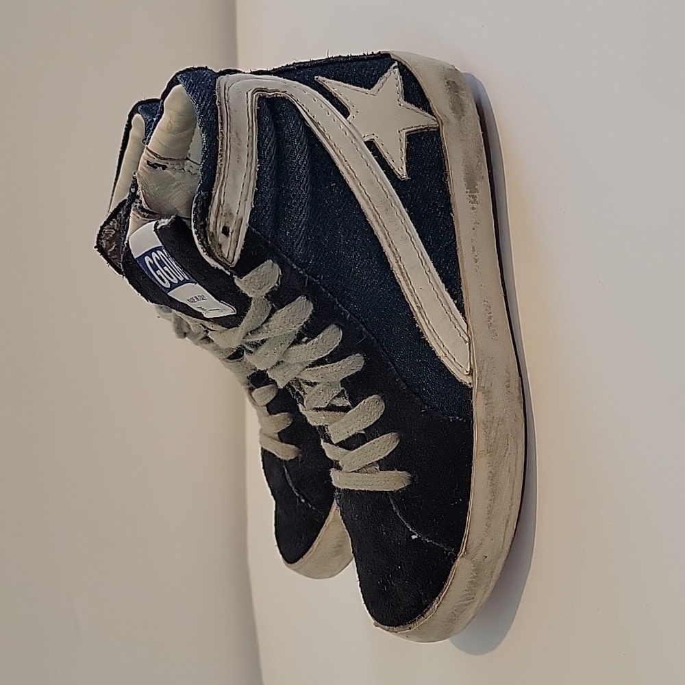 Golden Goose Francy High Top Sneaker Star size 28 zipper made in italy red soles